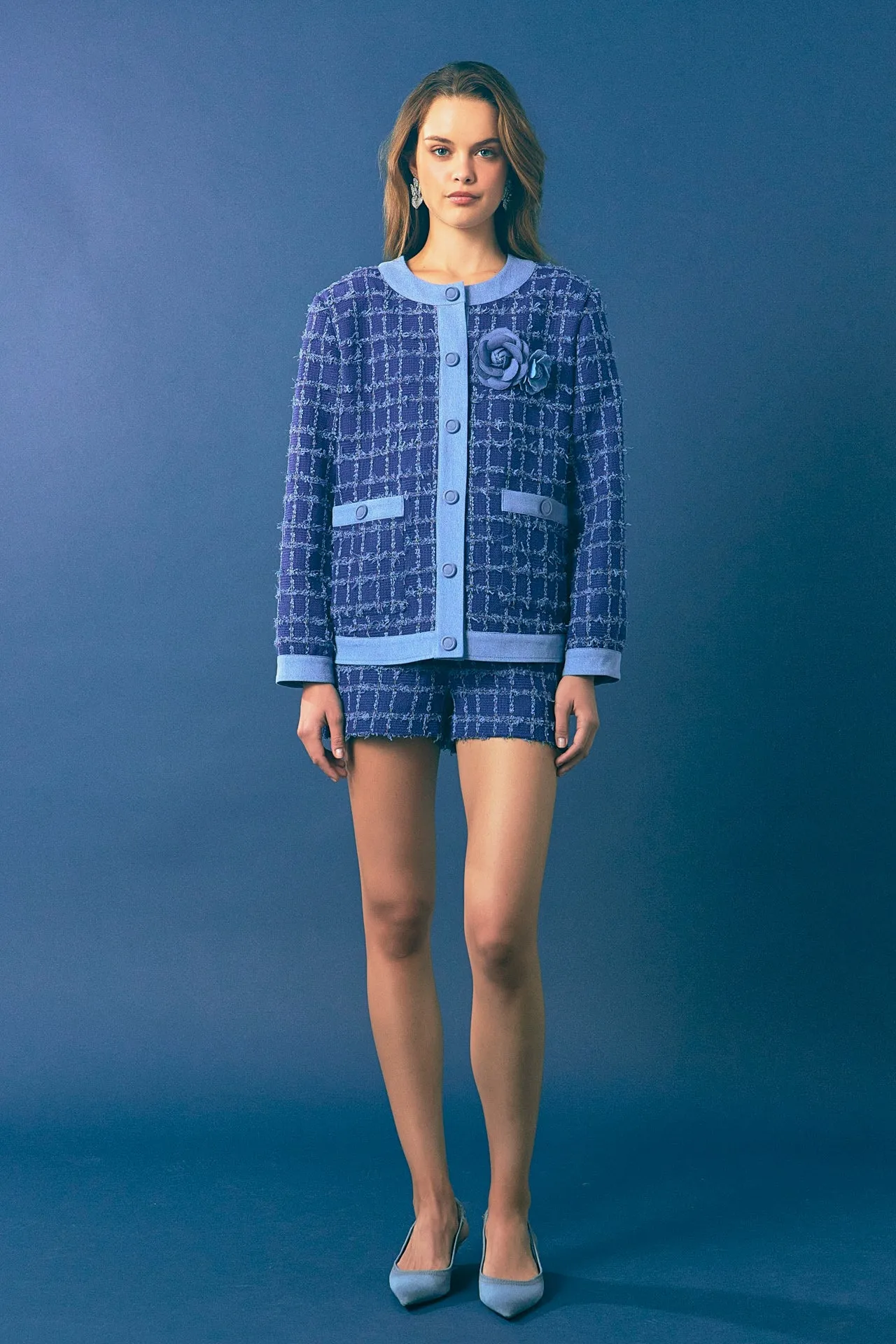 Tweed Denim Jacket sold by Endless Rose product image thumbnail 3