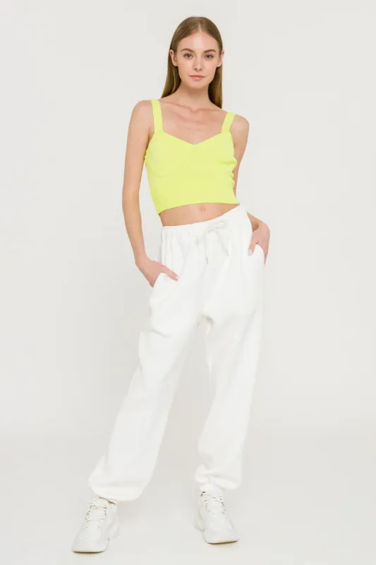 Ribbed Crop Top made by Endless Rose