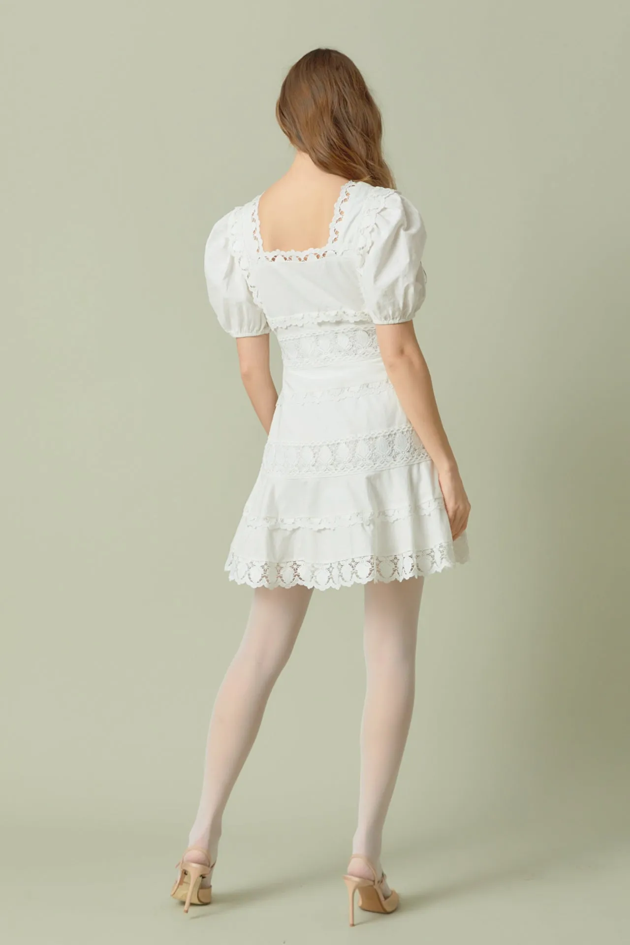 Lace Fit-and-Flare Mini Dress - Final Sale sold by Endless Rose product image thumbnail 4