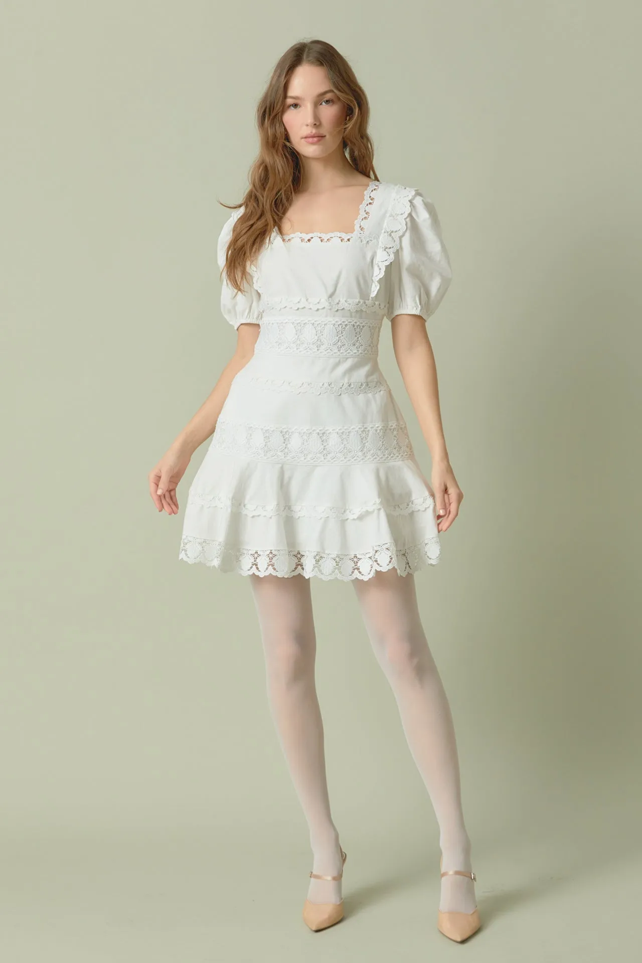 Lace Fit-and-Flare Mini Dress - Final Sale sold by Endless Rose