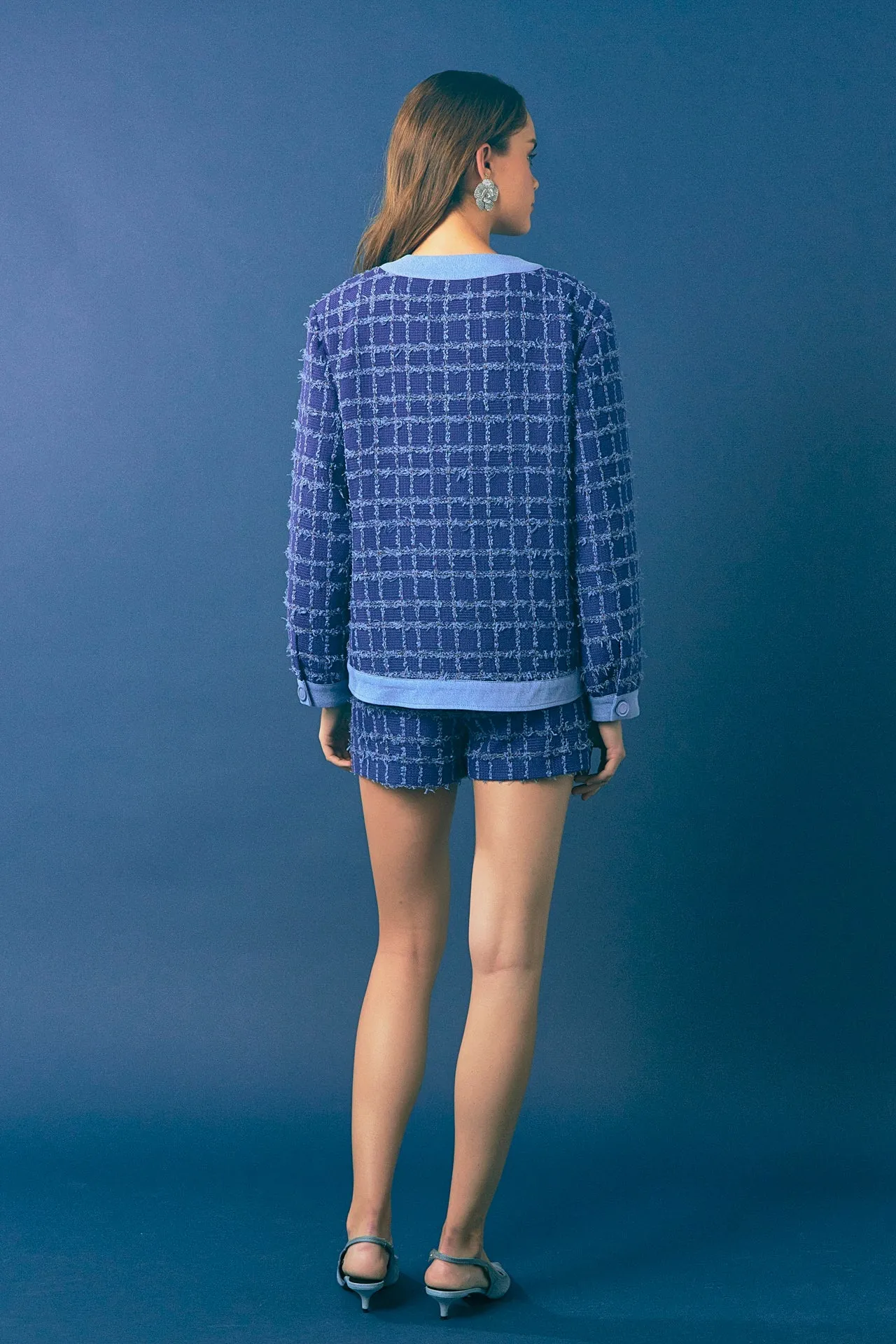 Tweed Denim Jacket sold by Endless Rose product image thumbnail 5