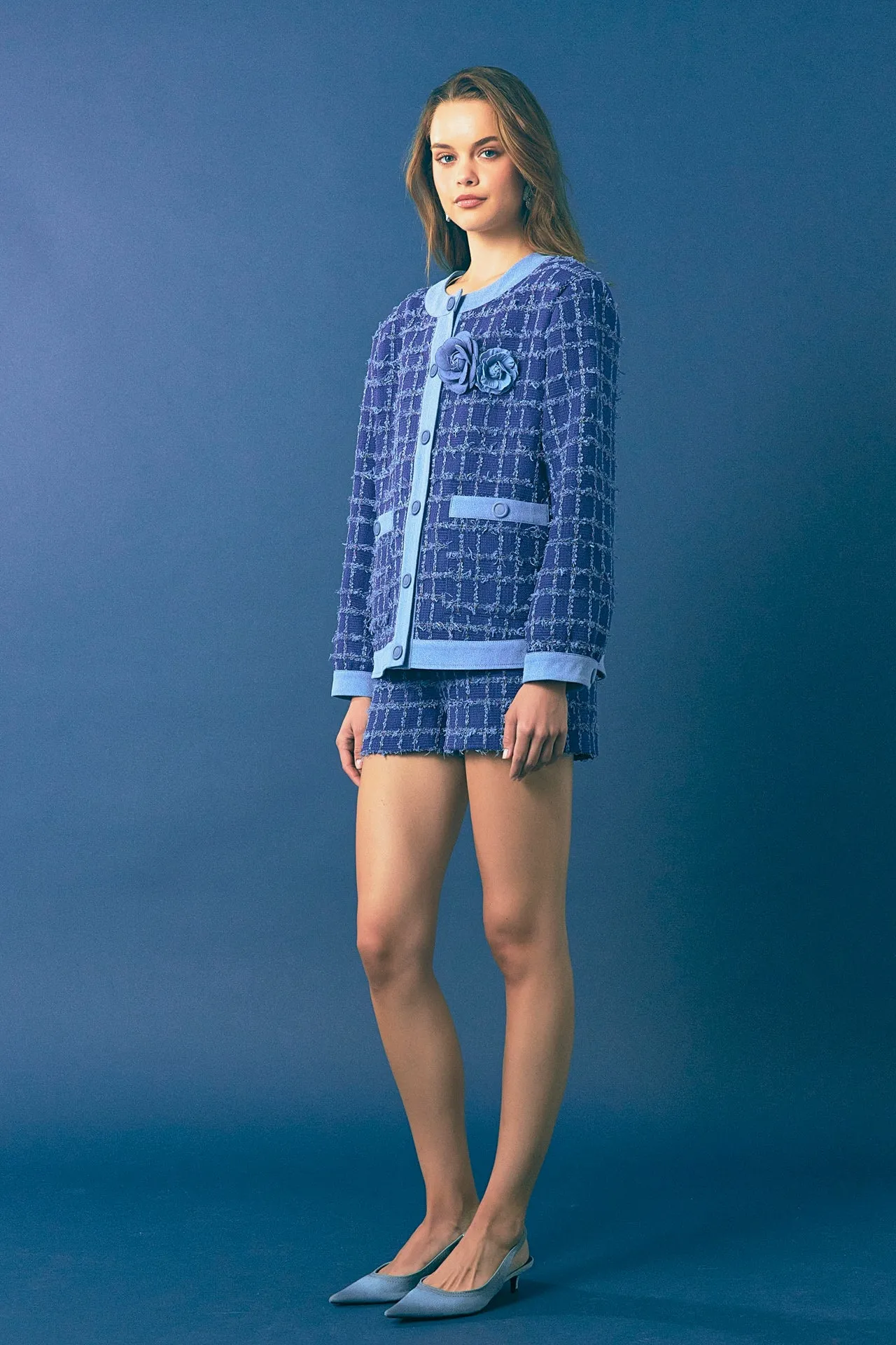 Tweed Denim Jacket sold by Endless Rose product image thumbnail 4