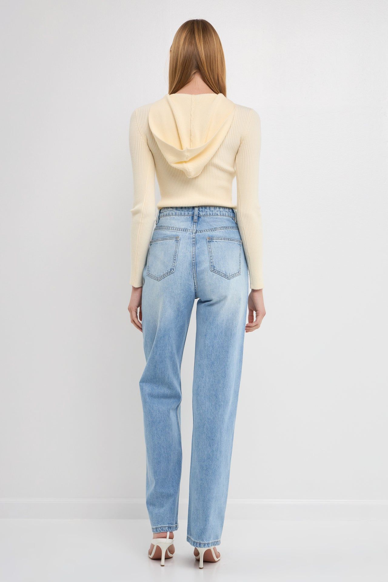 Ribbed Detail Hoodie Sweater sold by Endless Rose product image thumbnail 4