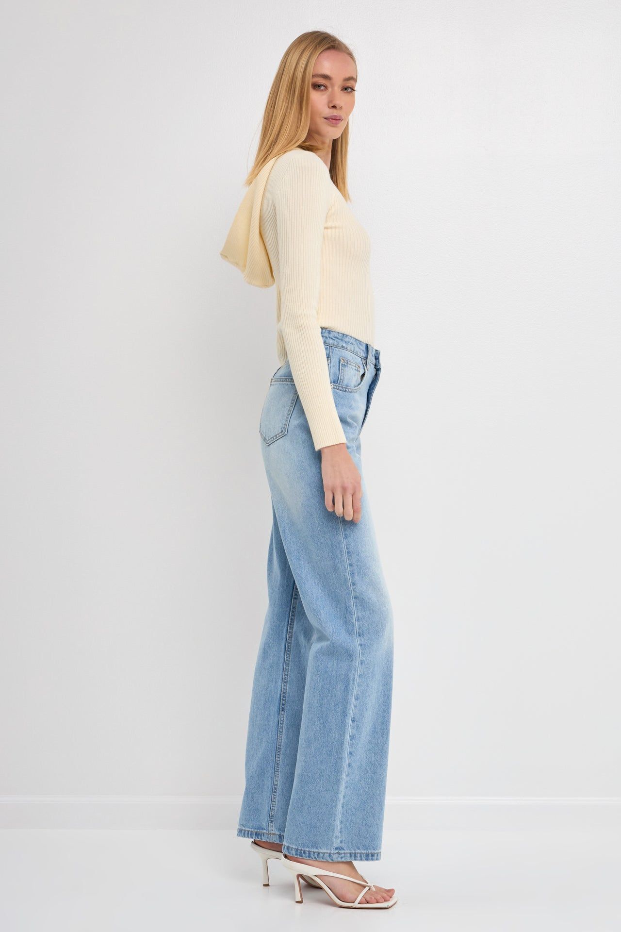 Ribbed Detail Hoodie Sweater sold by Endless Rose product image thumbnail 3