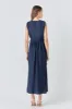 Pleated Straps Detail Midi Dress sold by Endless Rose