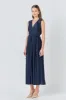 Pleated Straps Detail Midi Dress sold by Endless Rose