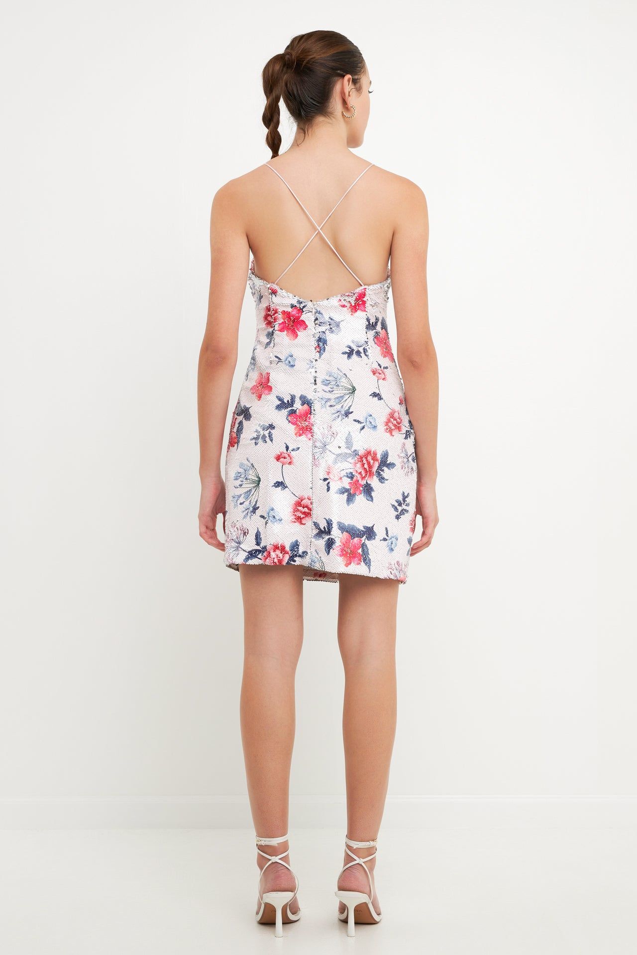 Floral Sequin Strappy Dress sold by Endless Rose product image thumbnail 5