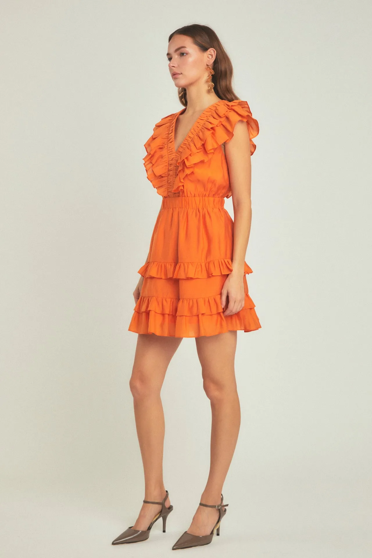 Ruffle Detail Mini Dress sold by Endless Rose product image thumbnail 3