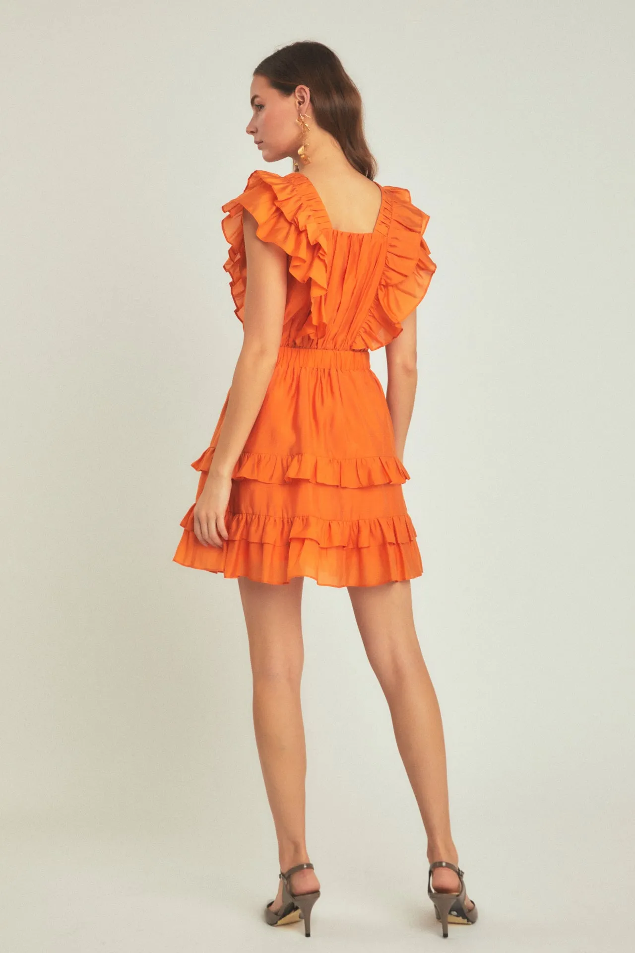 Ruffle Detail Mini Dress sold by Endless Rose product image thumbnail 4