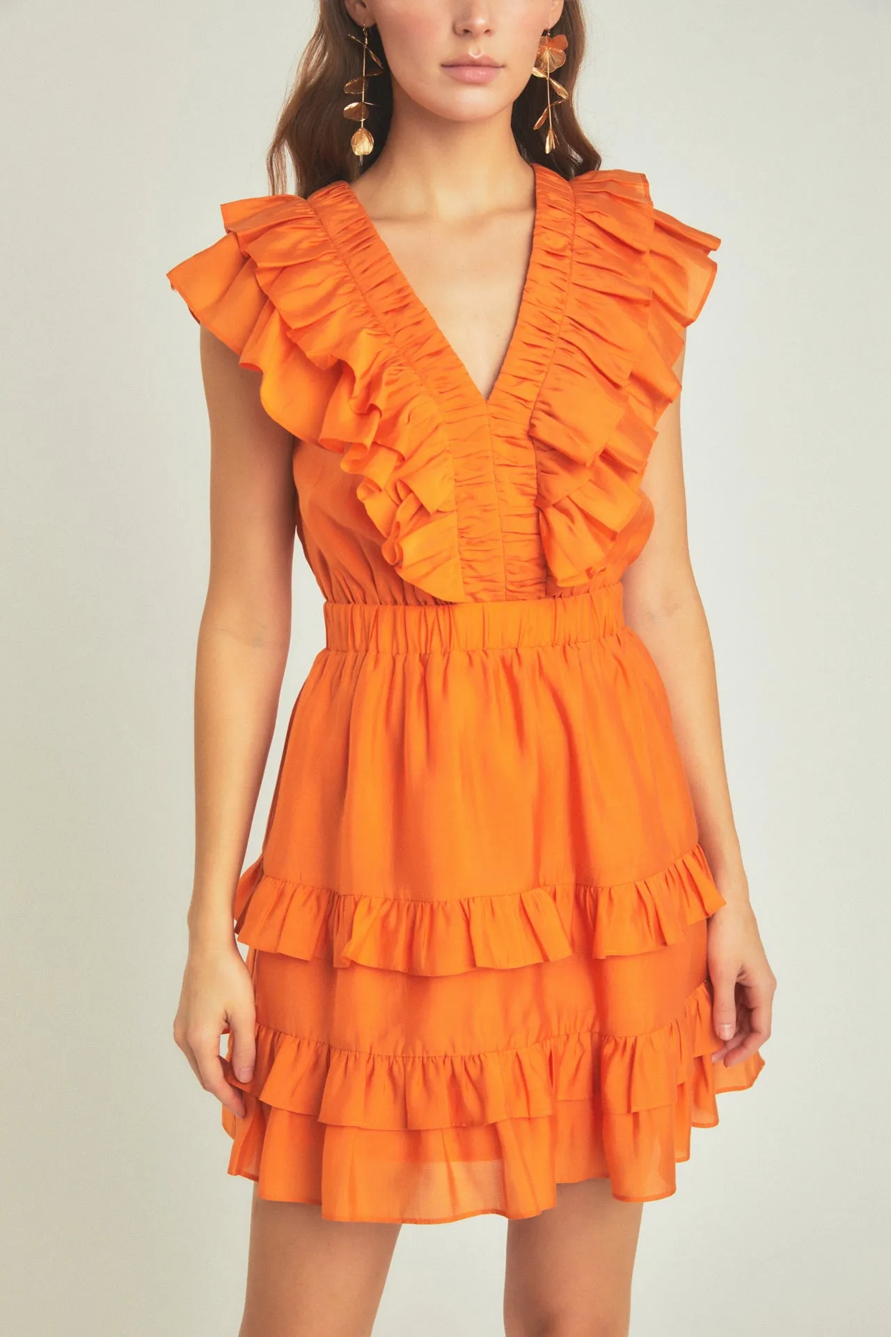 Ruffle Detail Mini Dress sold by Endless Rose product image thumbnail 2