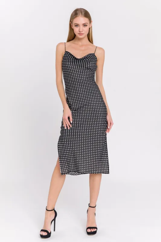 Polka Dot Fitted Dress sold by Endless Rose