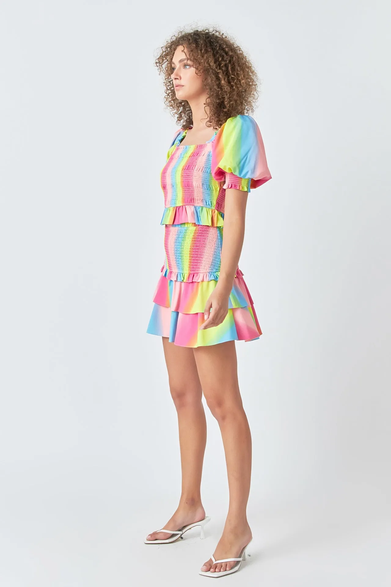 Ombre Stripe Smocked Top sold by Endless Rose product image thumbnail 3