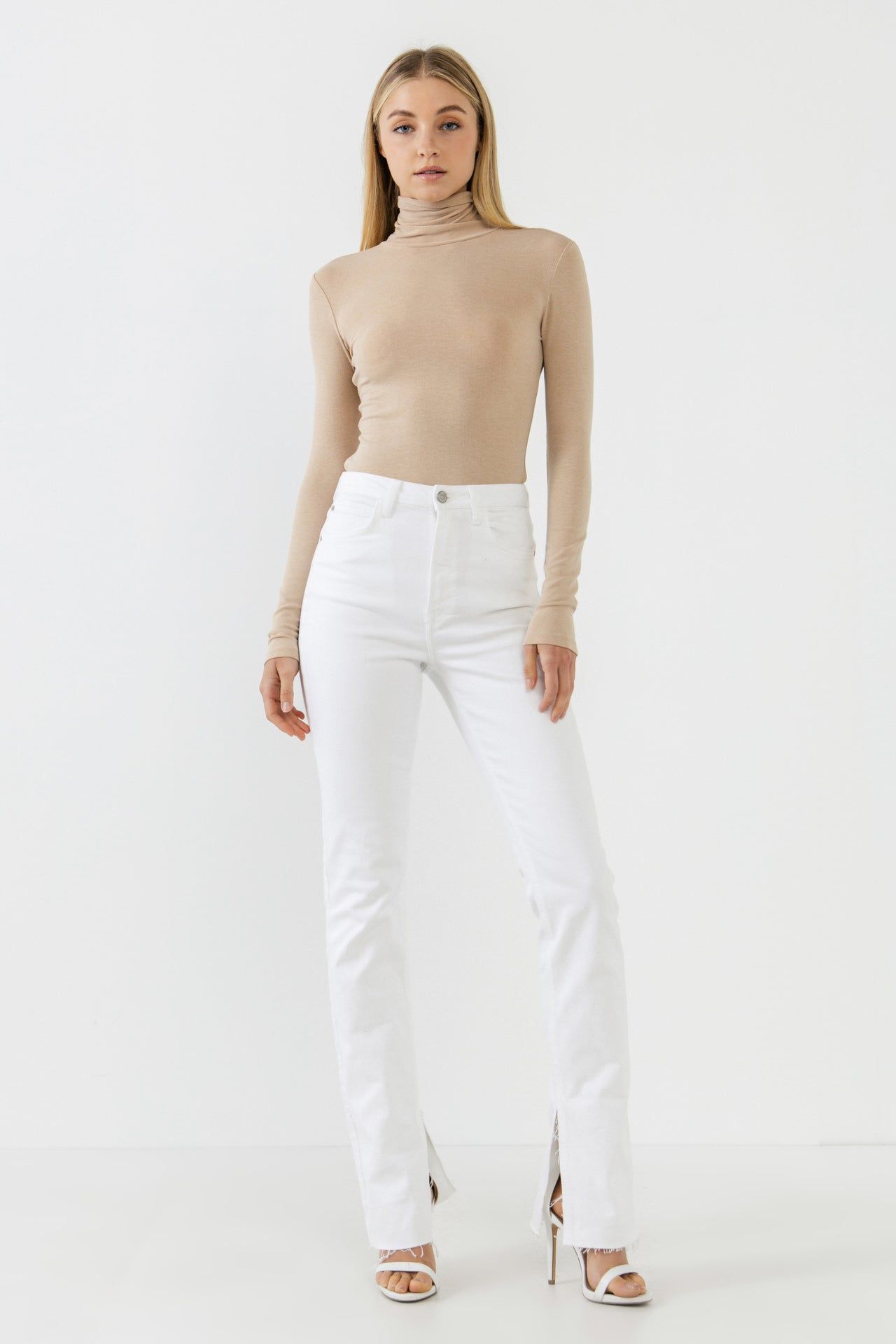 Turtle Neck Long Sleeve Knit Top sold by Endless Rose