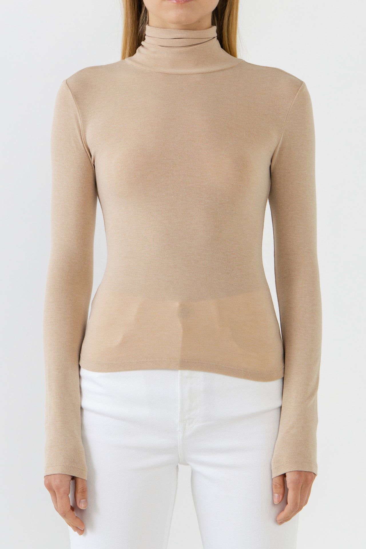 Turtle Neck Long Sleeve Knit Top sold by Endless Rose product image thumbnail 2