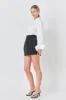 Satin Pintucked Mini Skirt sold by Endless Rose