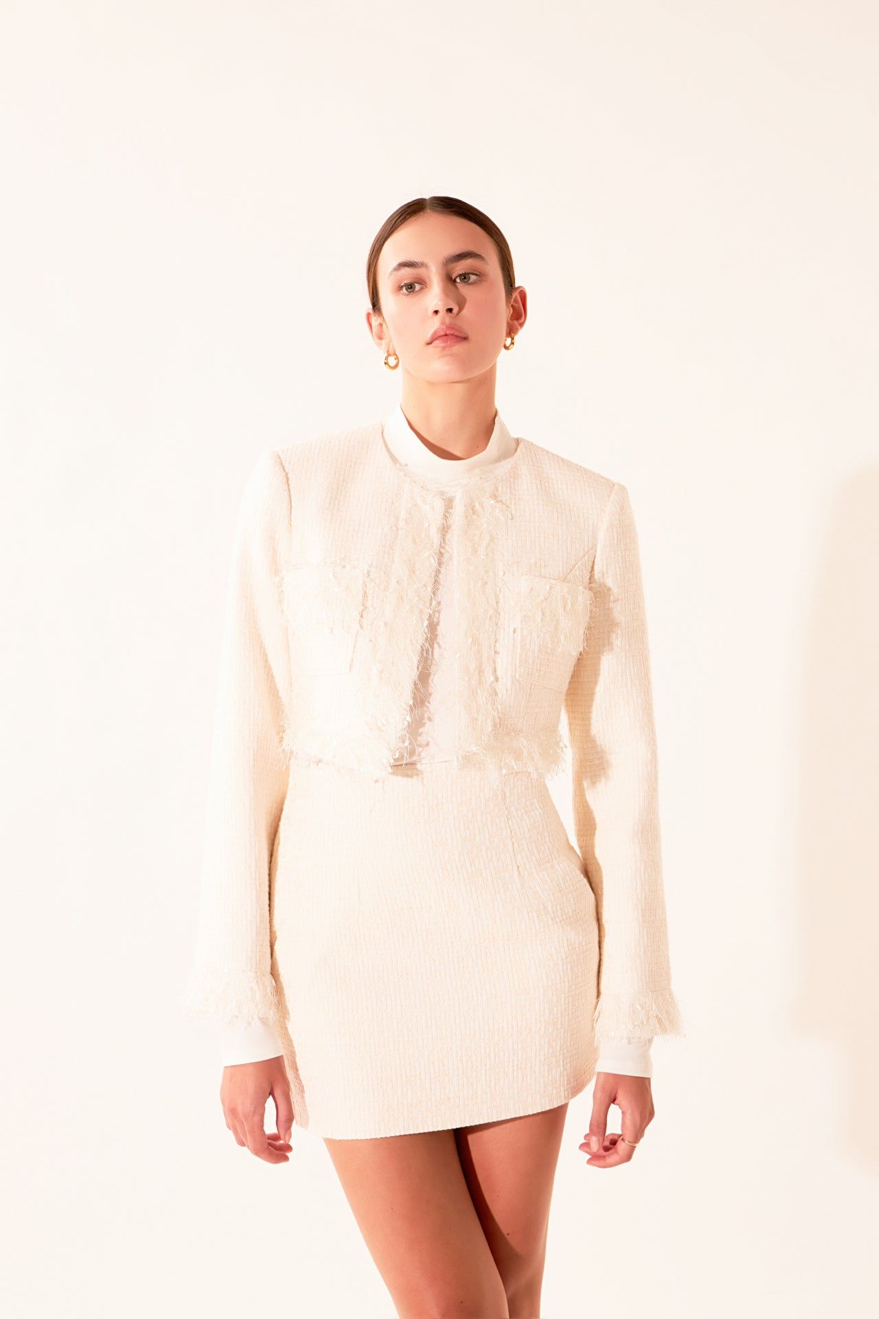 Cropped Tweed Jacket sold by Endless Rose product image thumbnail 5