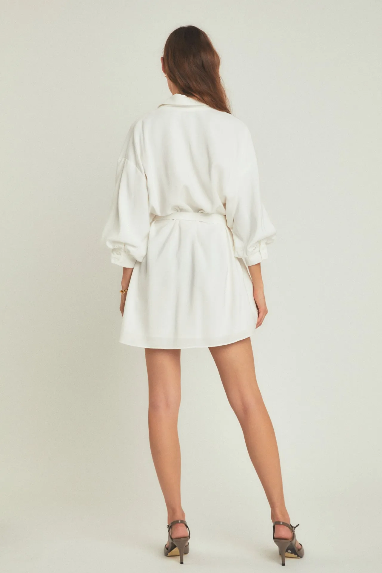 Belted Mini Shirt Dress sold by Endless Rose product image thumbnail 4