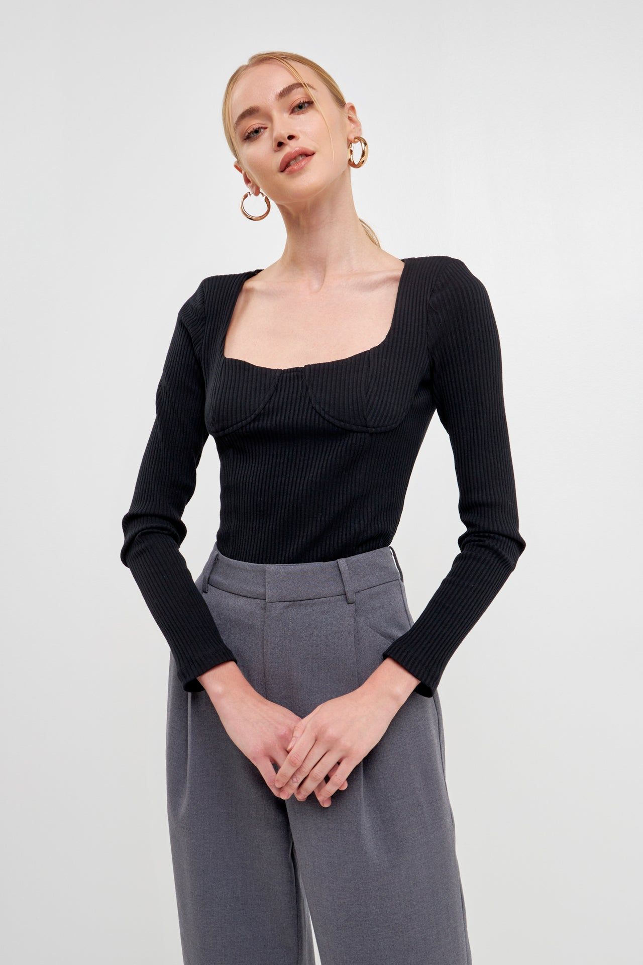 Shoulder Padded Top sold by Endless Rose product image thumbnail 5