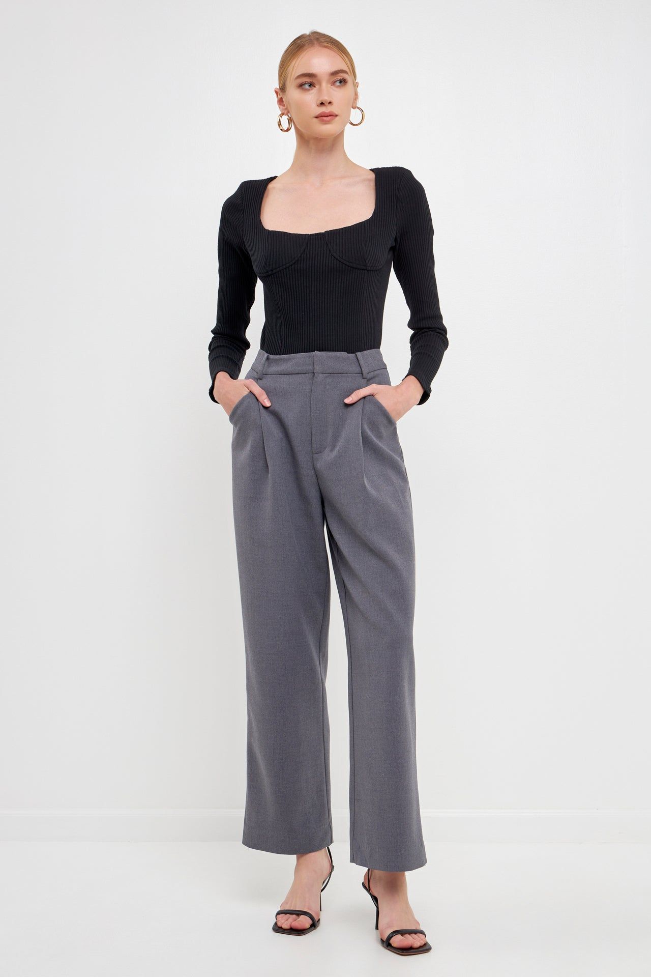 Shoulder Padded Top sold by Endless Rose