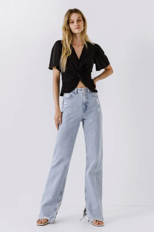 Solid Regular Top sold by Endless Rose