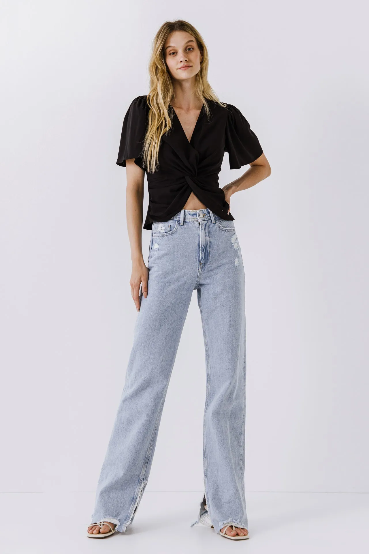 Solid Regular Top sold by Endless Rose