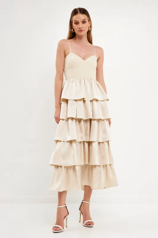 Sale of Mixed Media Maxi Dress sold by Endless Rose