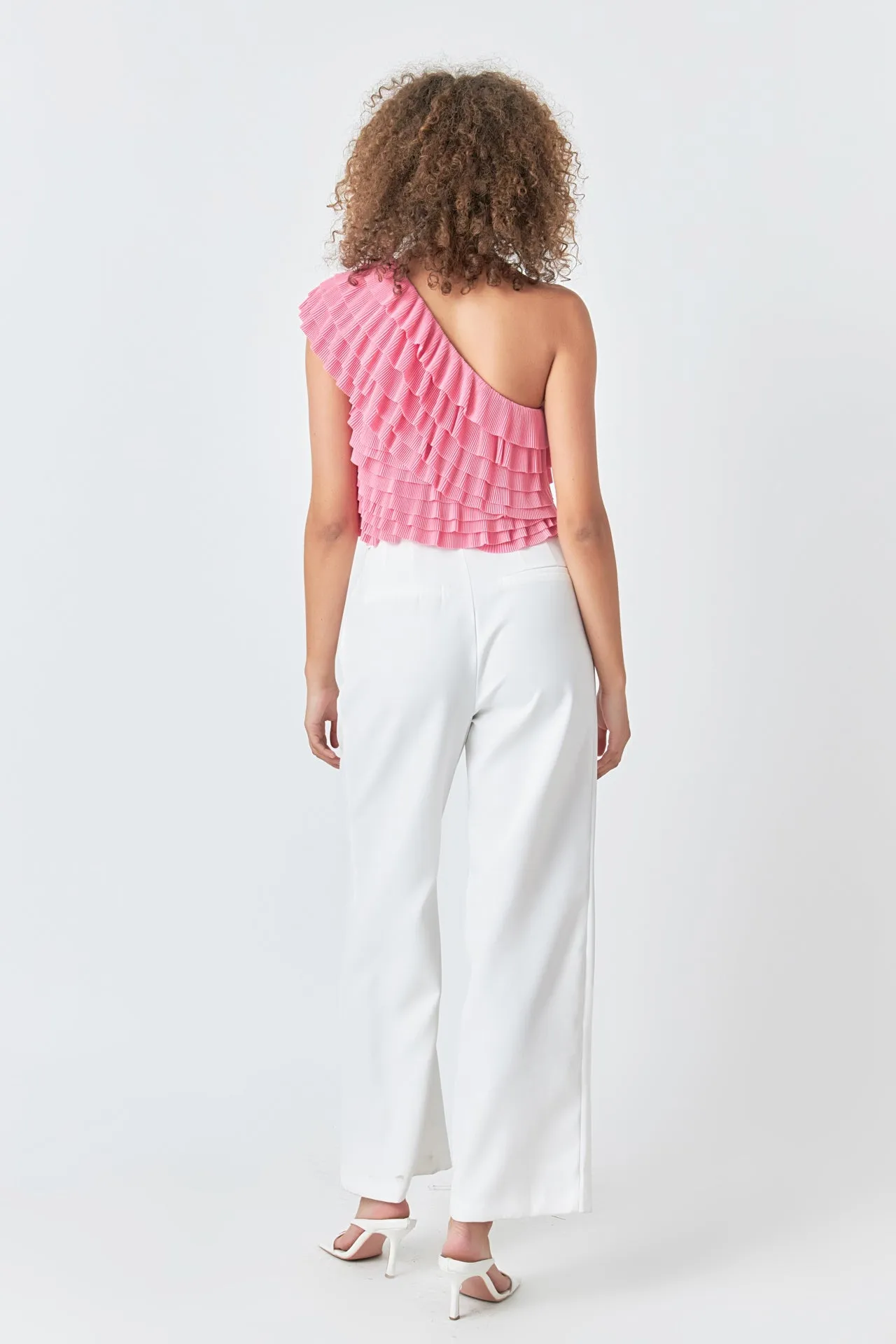 Ruffled One-shoulder Top sold by Endless Rose product image thumbnail 4