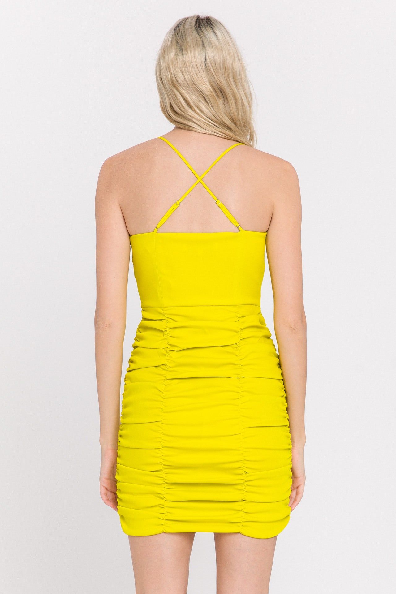 Ruched Fitted Mini Dress sold by Endless Rose product image thumbnail 4