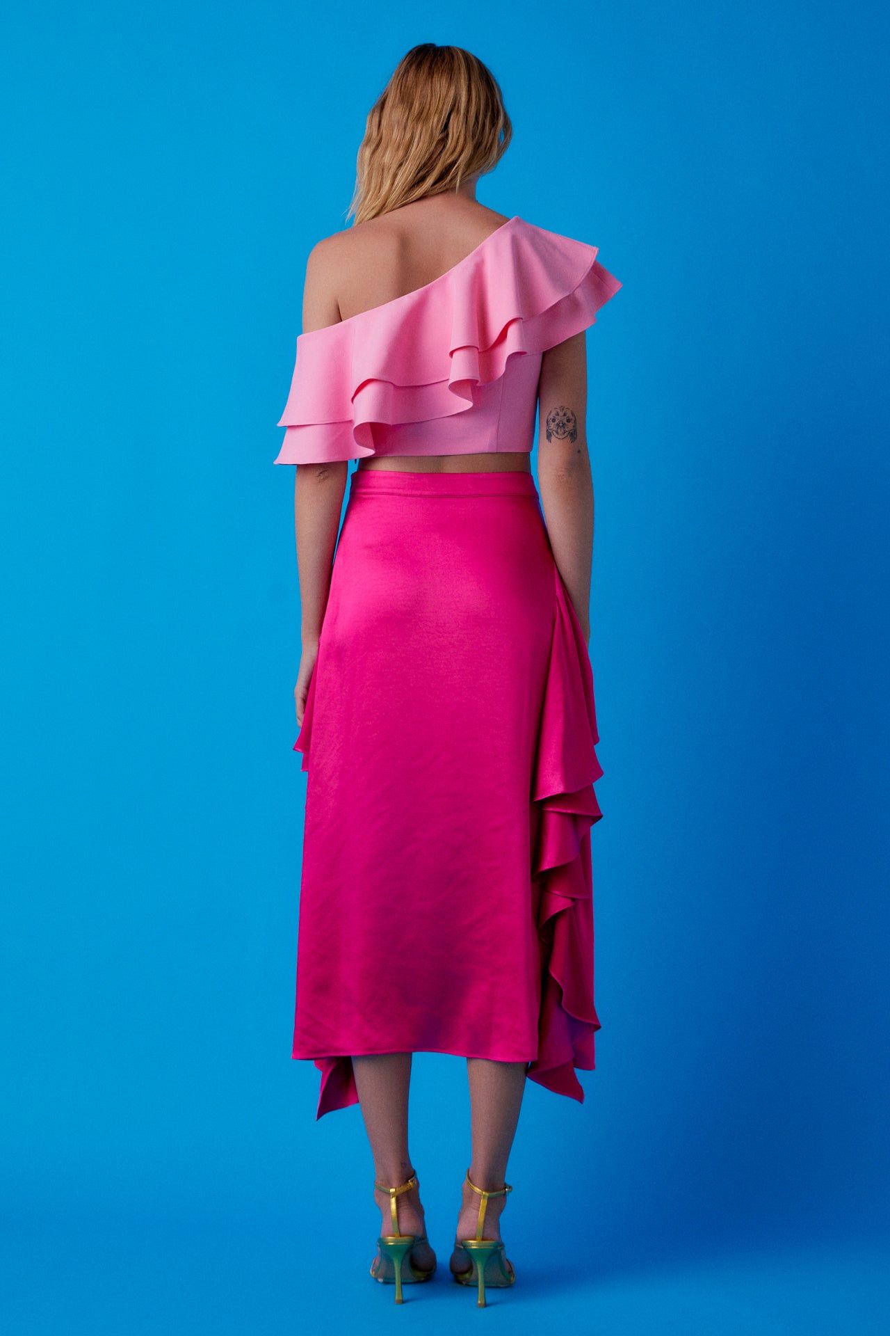 Ruffled One Shoulder Top sold by Endless Rose product image thumbnail 3