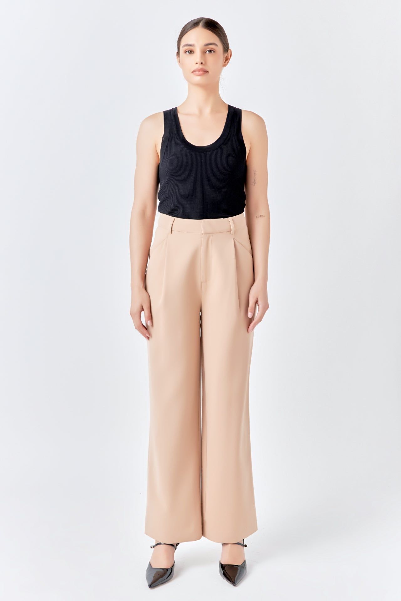 High-Waisted Suit Trousers sold by Endless Rose product image thumbnail 4
