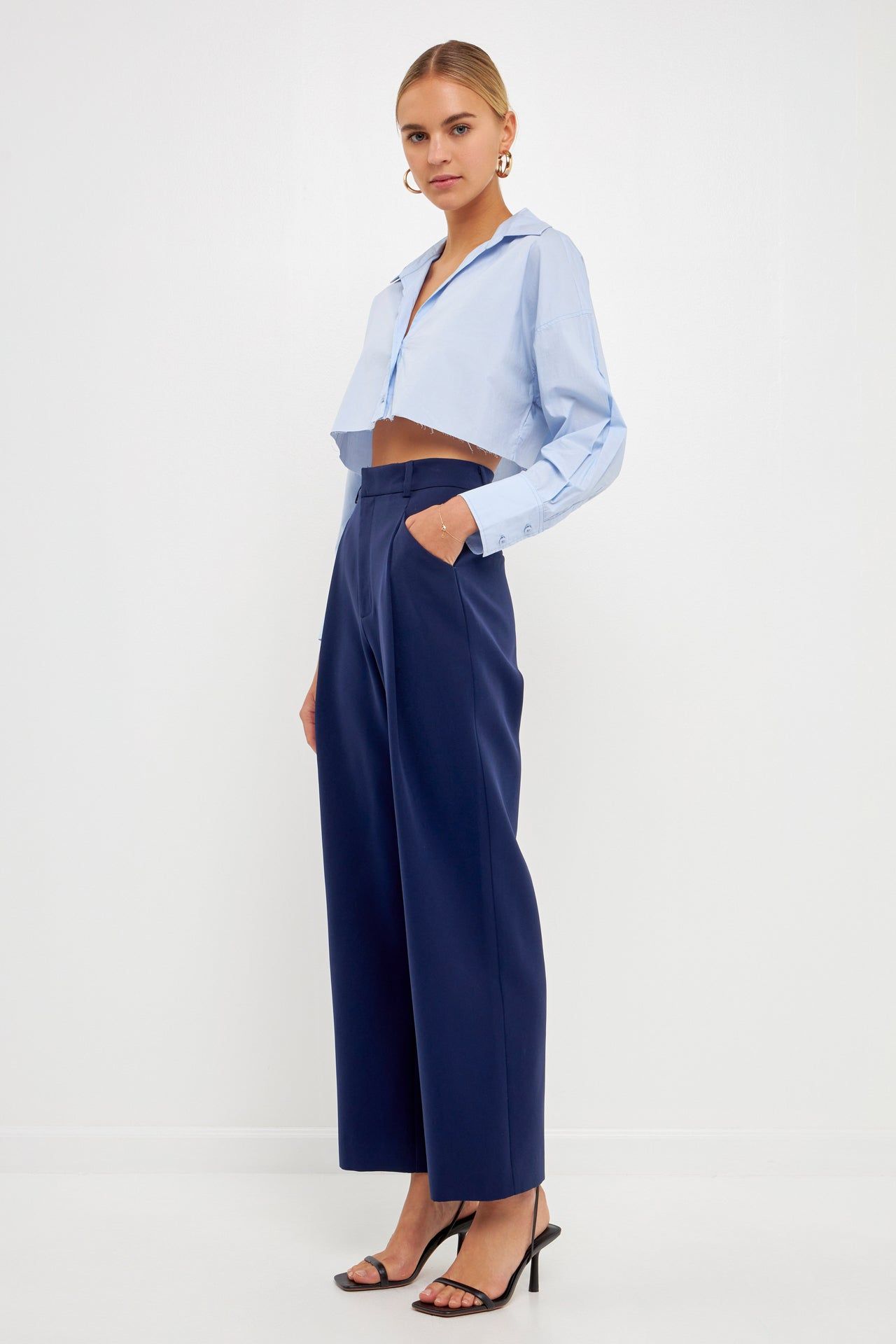 High-Waisted Suit Trousers sold by Endless Rose product image thumbnail 2