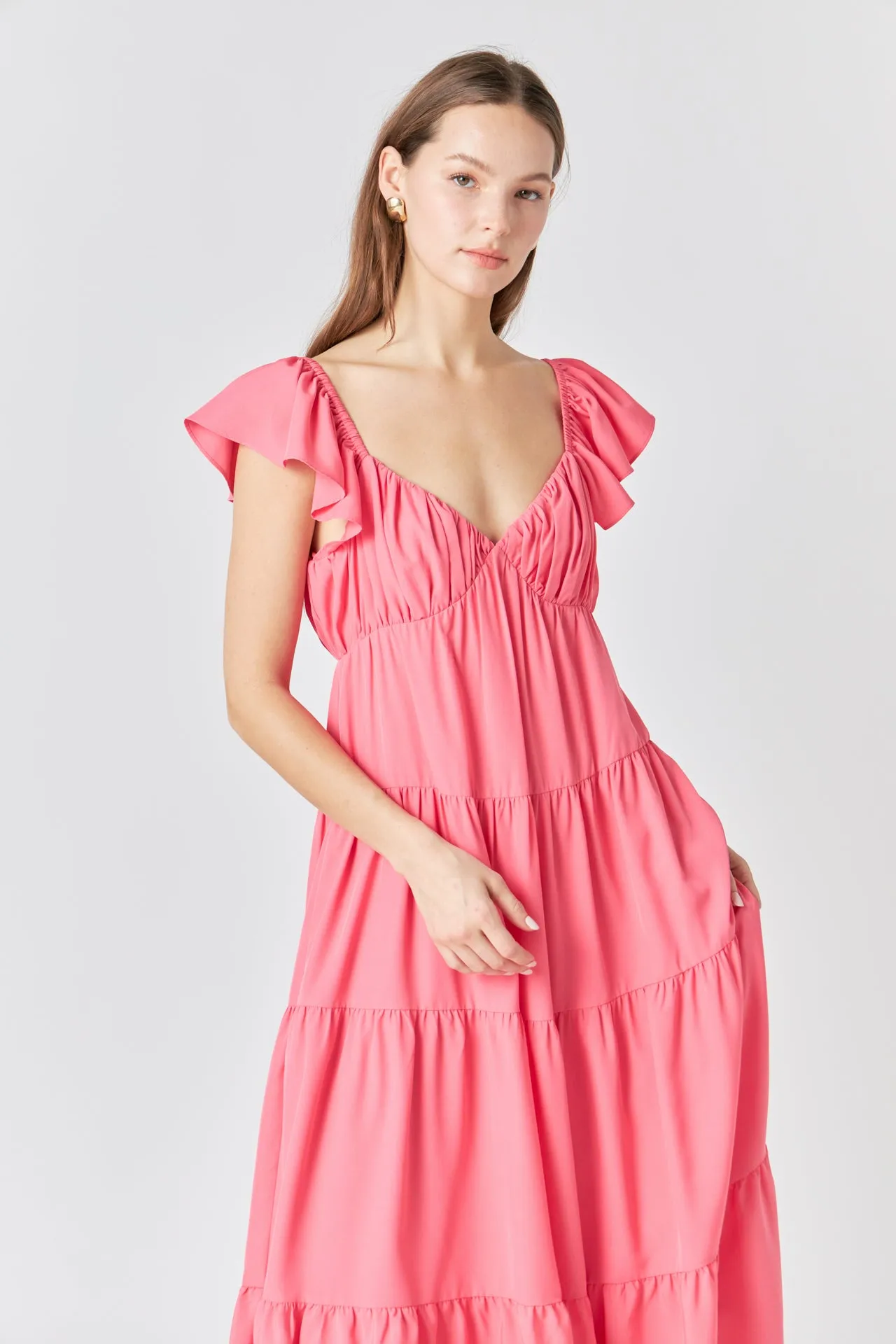 Back Bow Tie Maxi Dress sold by Endless Rose product image thumbnail 5