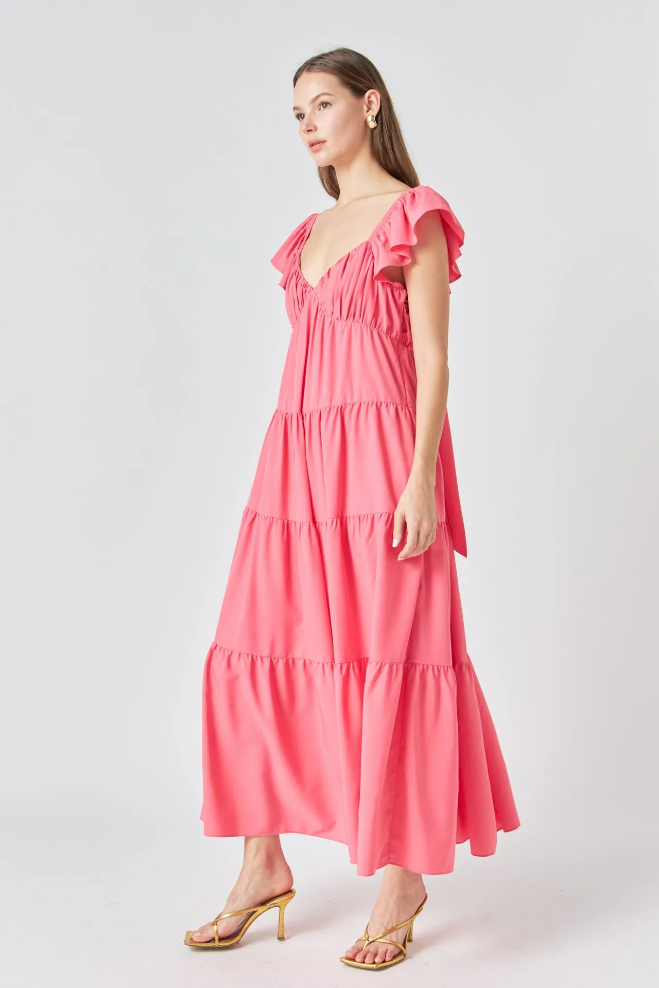 Back Bow Tie Maxi Dress sold by Endless Rose product image thumbnail 4