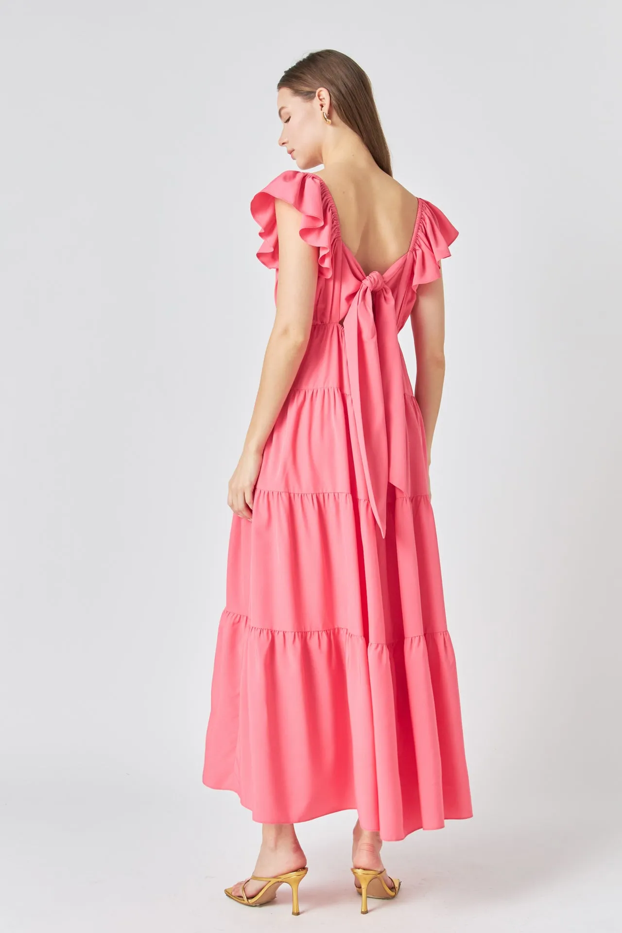 Back Bow Tie Maxi Dress sold by Endless Rose product image thumbnail 3