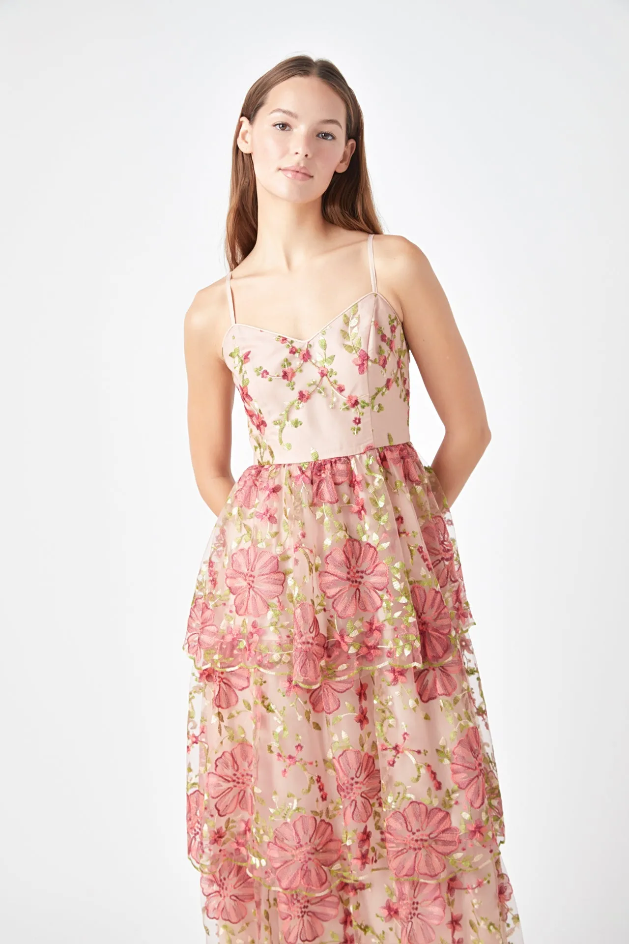 Floral Embroidered Maxi Dress sold by Endless Rose product image thumbnail 5