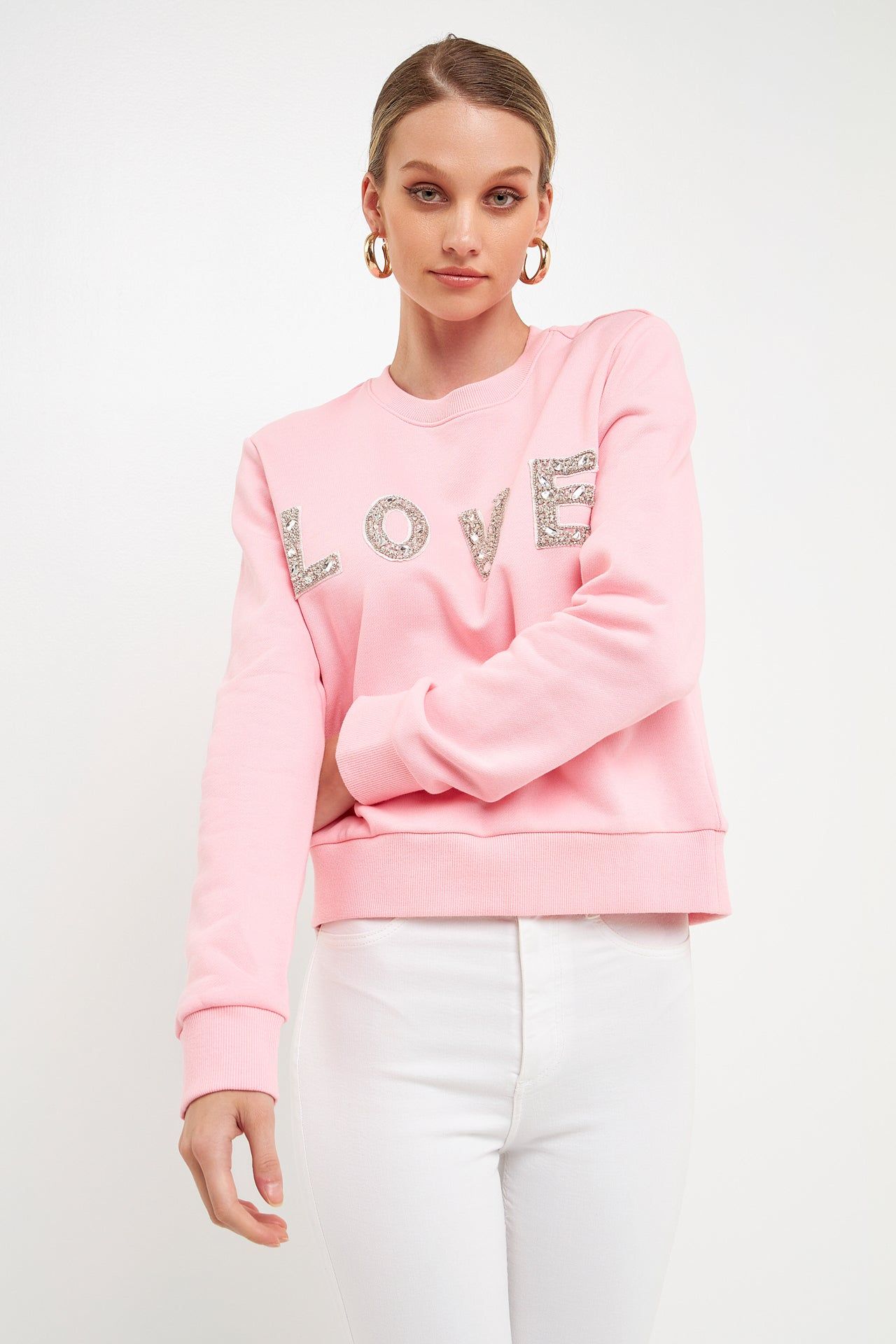 Crystal Love Sweatshirt sold by Endless Rose product image thumbnail 4