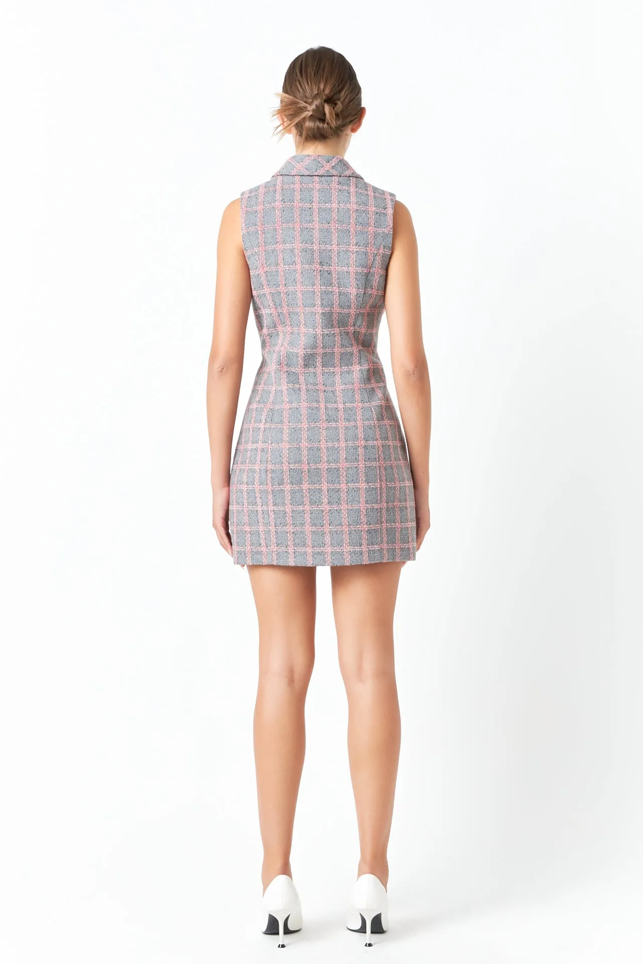 Tweed Sleeveless Dress sold by Endless Rose product image thumbnail 4