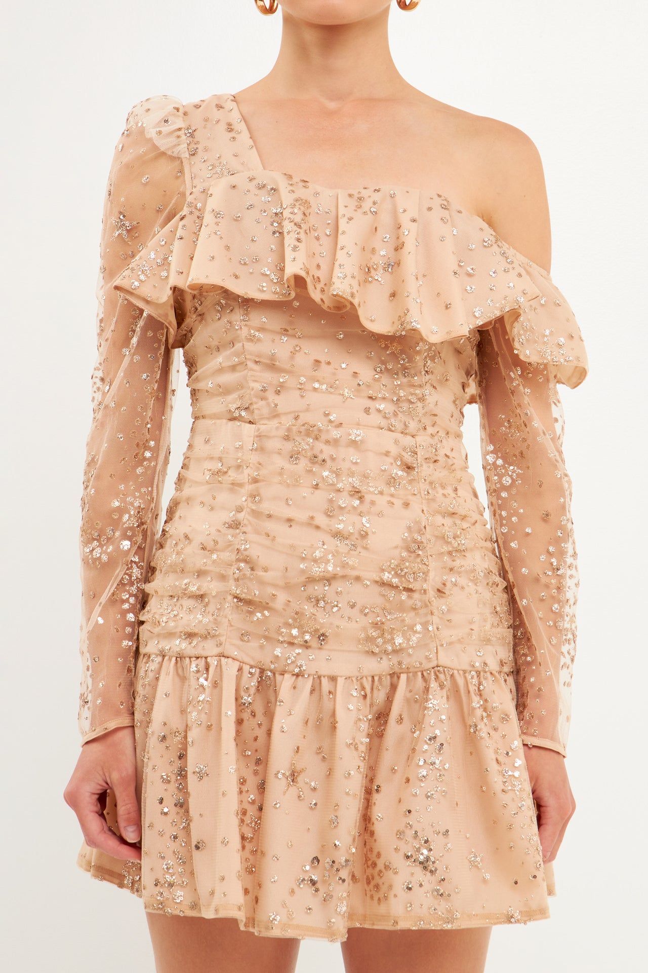 Star Embellished Asymmetrical Dress sold by Endless Rose product image thumbnail 2