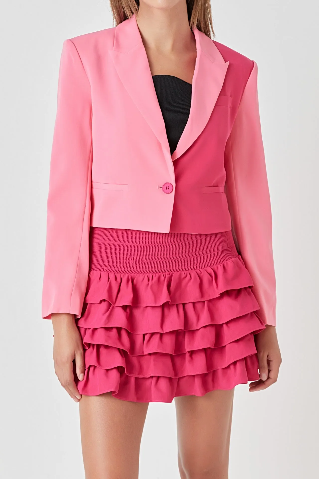 Colorblock Short Blazer sold by Endless Rose product image thumbnail 2