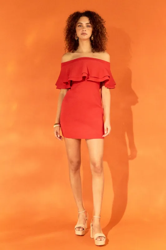 Off The Shoulder Mini Dress sold by Endless Rose