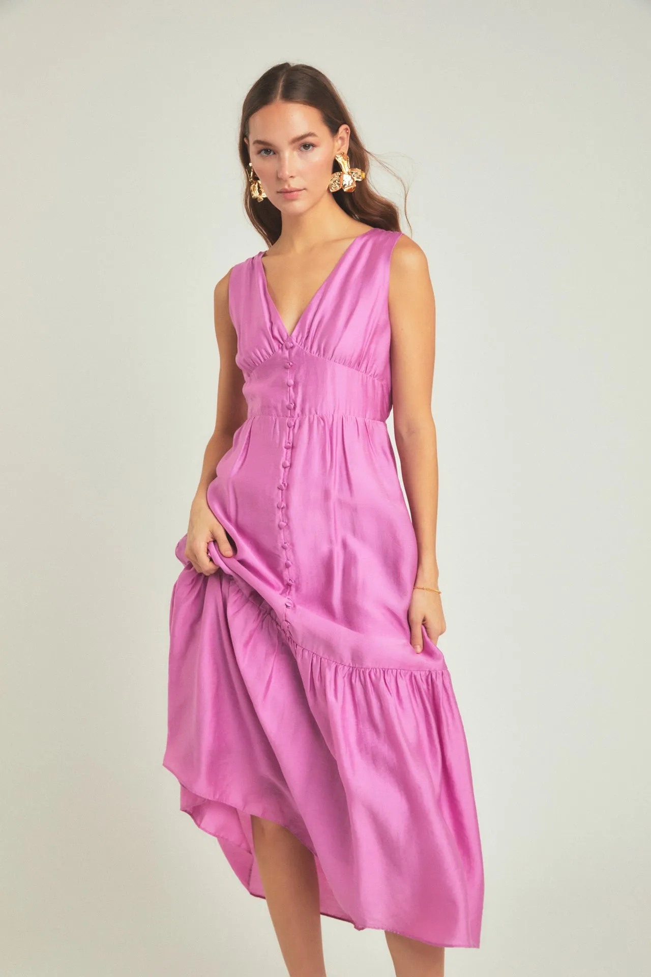 Front Button Dress with Back Bow sold by Endless Rose product image thumbnail 5