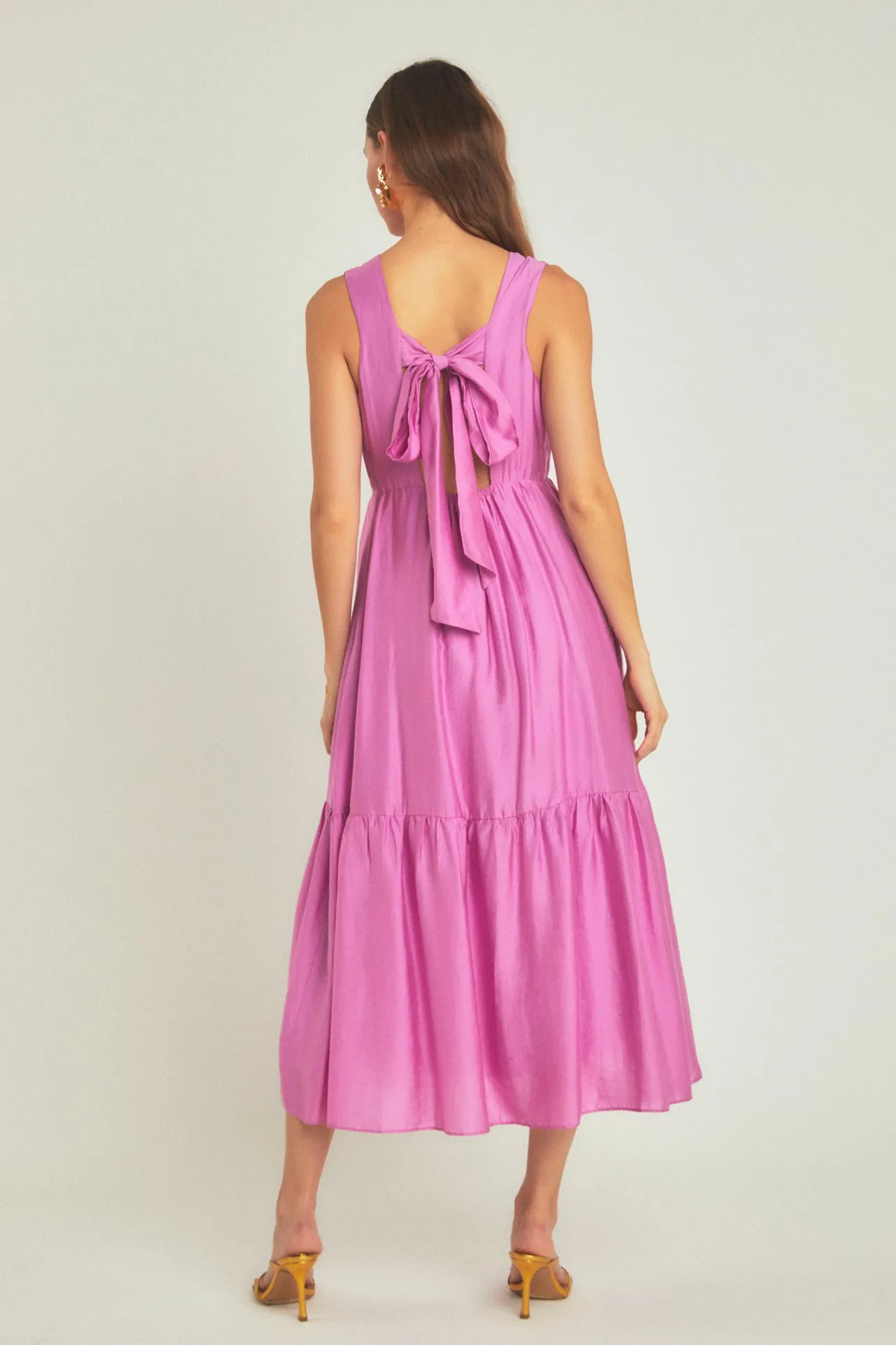 Front Button Dress with Back Bow sold by Endless Rose product image thumbnail 4