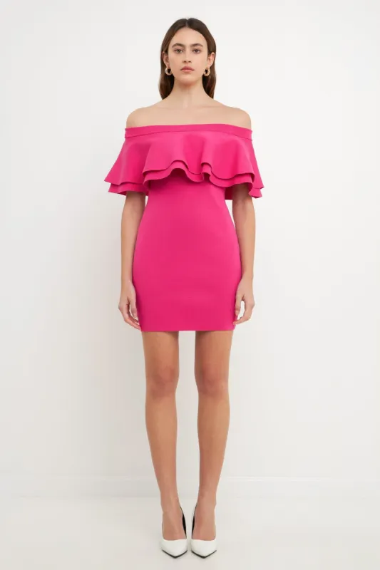 Off-The-Shoulder Mini Dress sold by Endless Rose