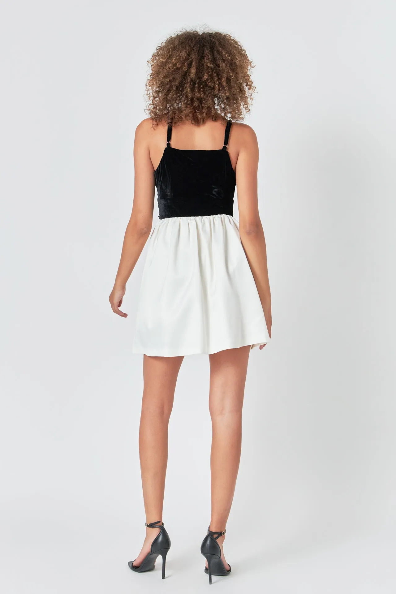 Fancy Mixed Media Mini Dress sold by Endless Rose product image thumbnail 4