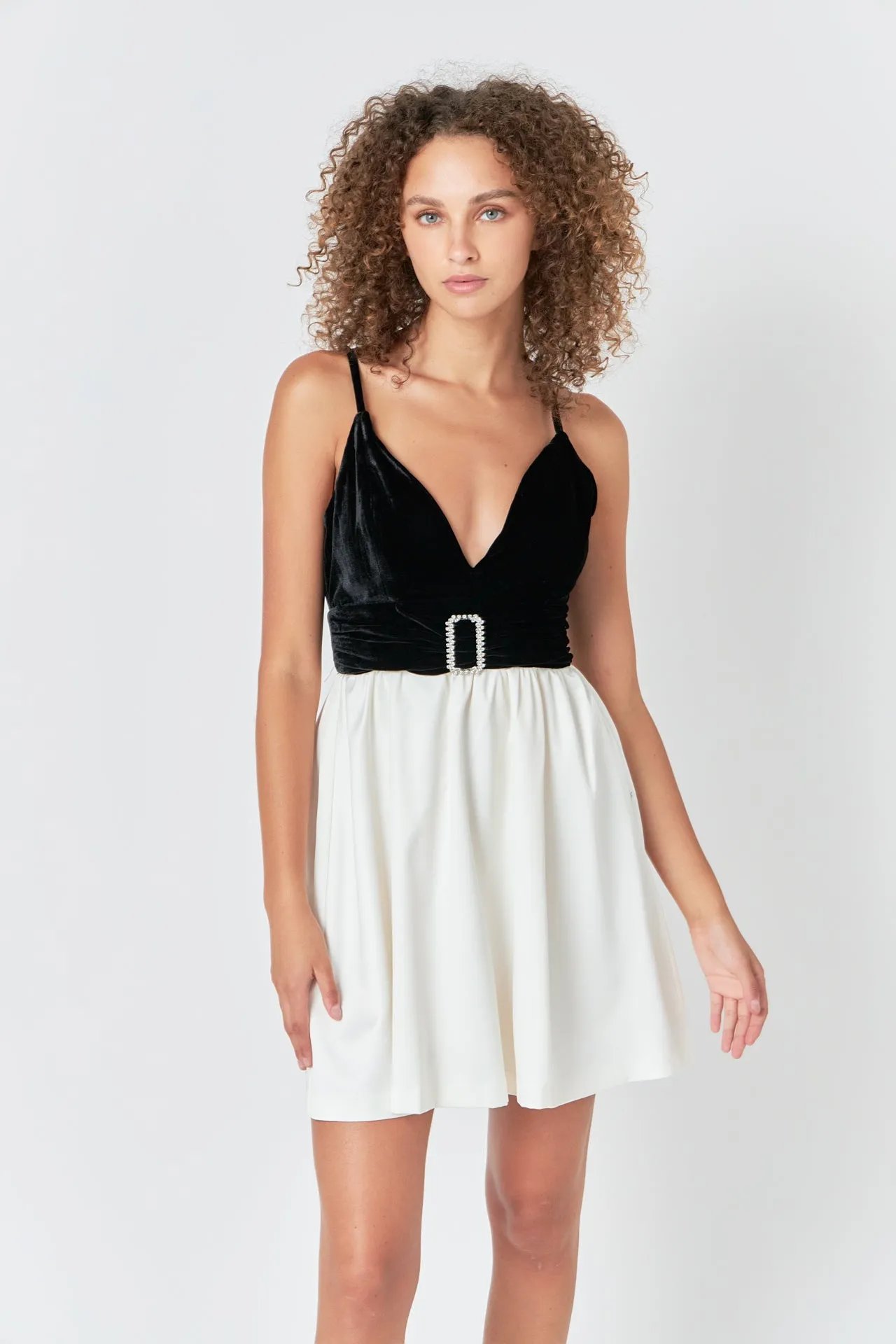 Fancy Mixed Media Mini Dress sold by Endless Rose product image thumbnail 5