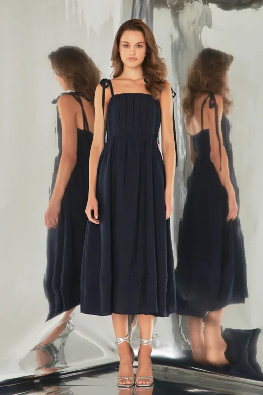 Pleated Midi Dress sold by Endless Rose