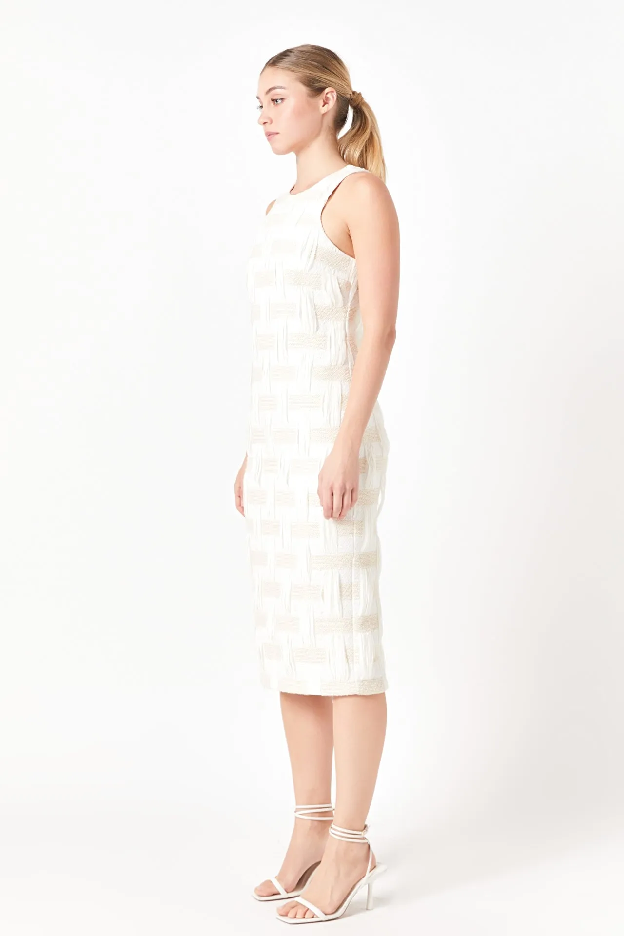 Racer Back Neck Midi Dress sold by Endless Rose product image thumbnail 3