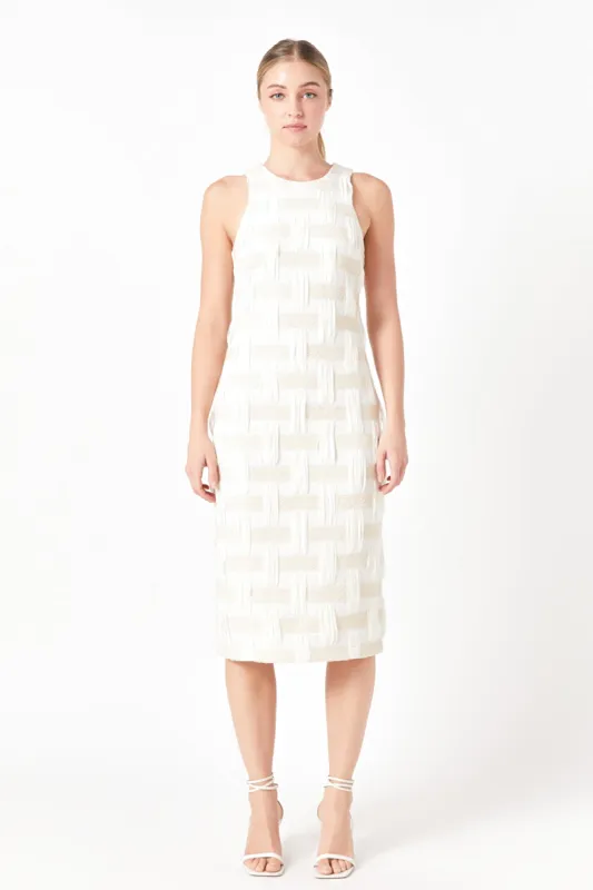 Racer Back Neck Midi Dress sold by Endless Rose