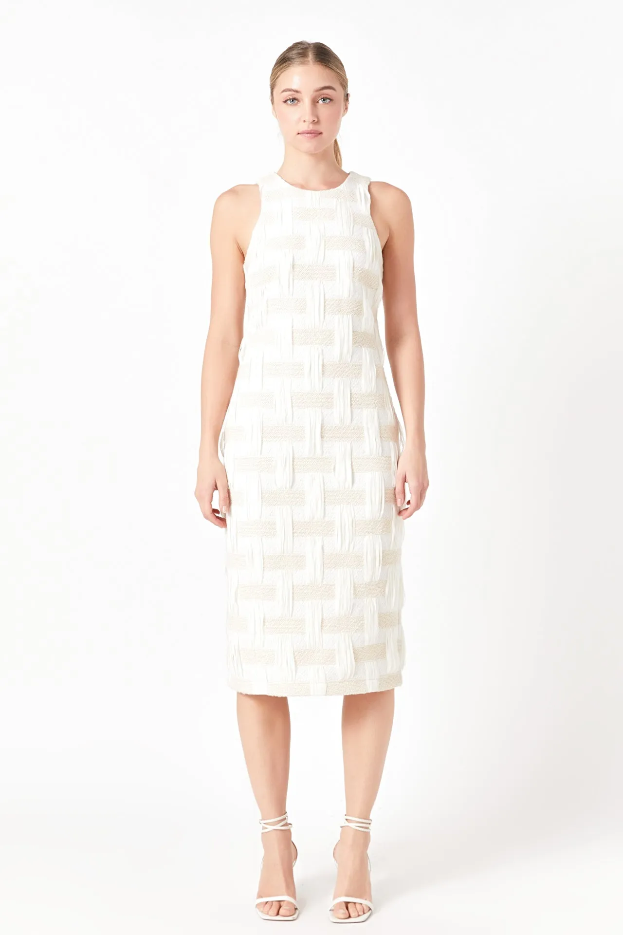 Racer Back Neck Midi Dress sold by Endless Rose