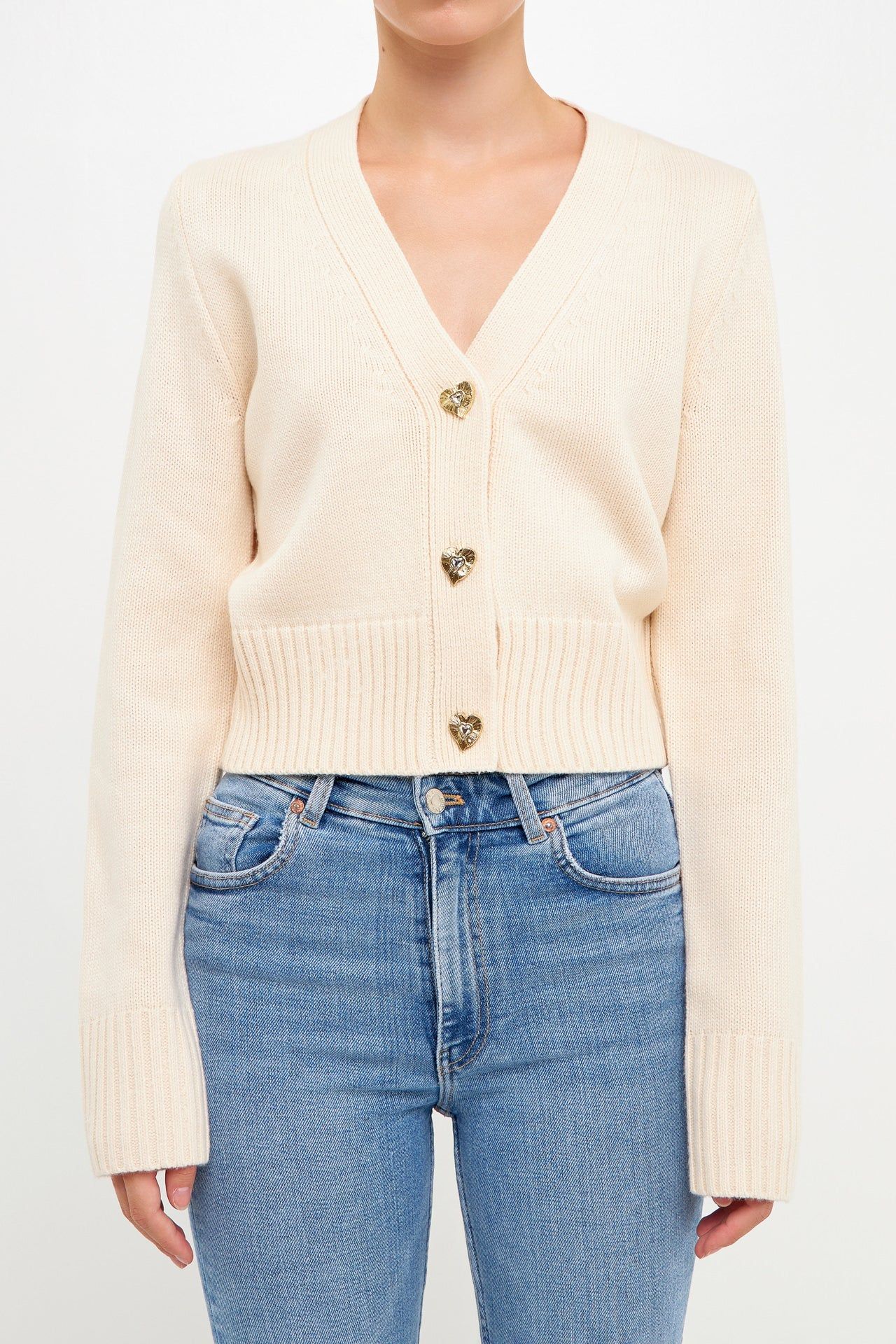 Heart Button Cardigan sold by Endless Rose product image thumbnail 2